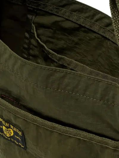 Human Made Shoulder Bag In Green