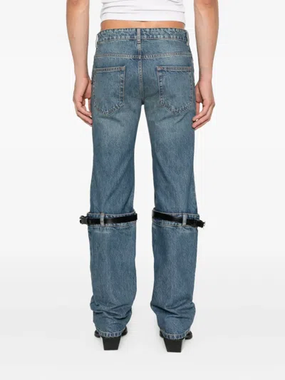 Coperni Hybrid Denim Pants In Blue