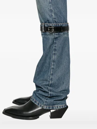 Coperni Hybrid Denim Pants In Blue