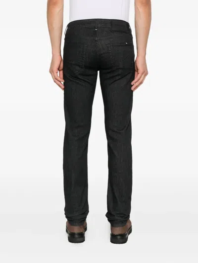 Jacob Cohen Belt Loop Jeans In Black