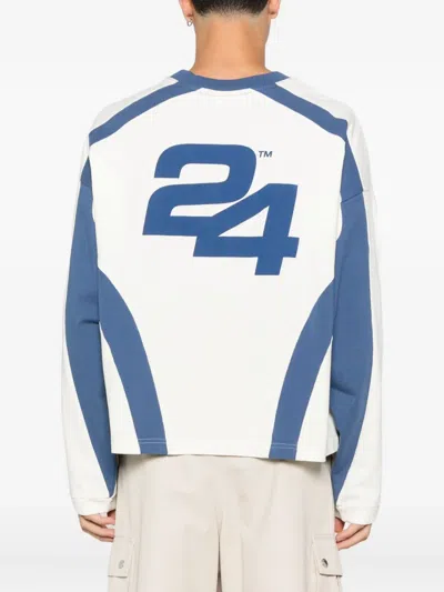 Summer Games Logo-print Panelled T-shirt In White