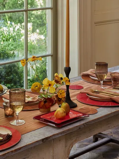 Hestialiving Soleil Round Coaster (set Of Four) In Neutral