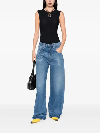 Icon Denim Poppy Distressed Jeans In Blue