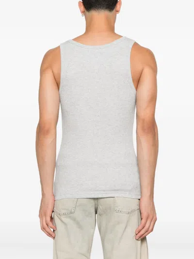 Entire Studios Ribbed Tank Top In Gray