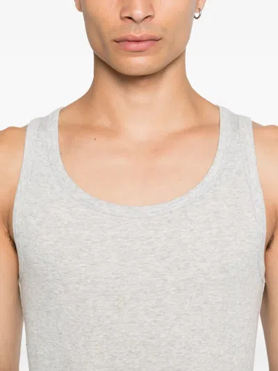Entire Studios Ribbed Tank Top In Gray