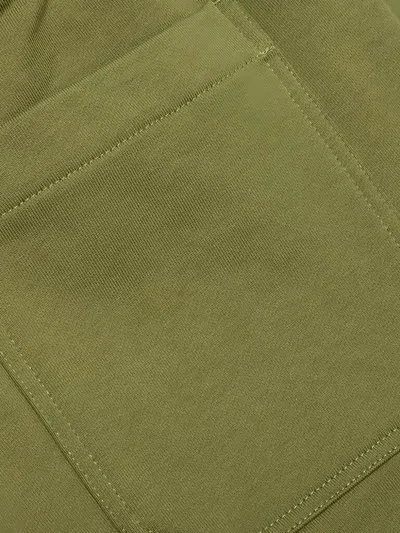 Helmut Lang Elasticated-cuff Logo-print Joggers In Green