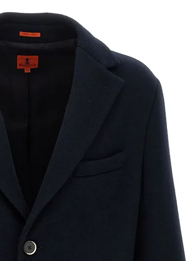 Barena Venezia Buttoned Wool Coat In Black