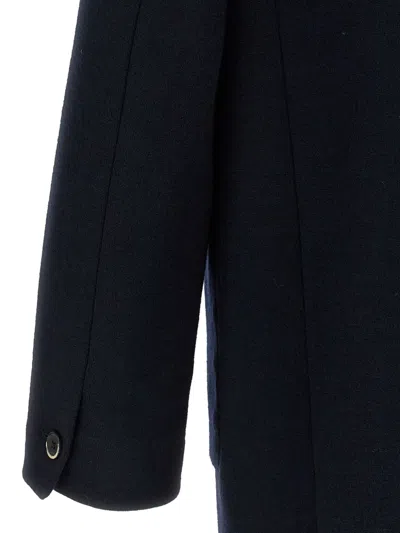 Barena Venezia Buttoned Wool Coat In Black