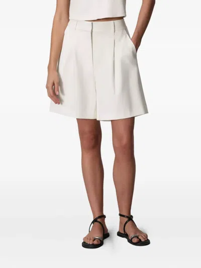 Rag & Bone Irina Mid-rise Tailored Shorts In White