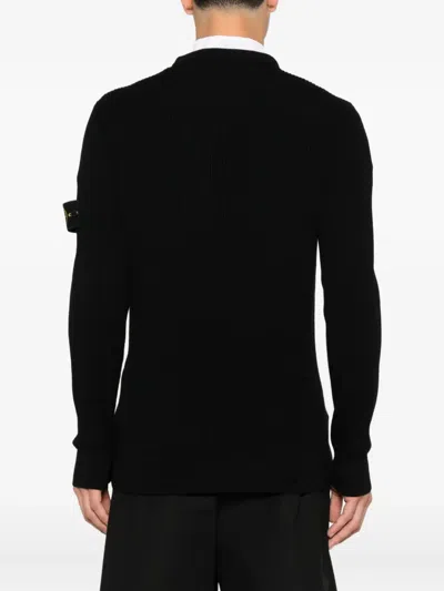 Stone Island 5100045 Light Rws Geelong Wool In Black