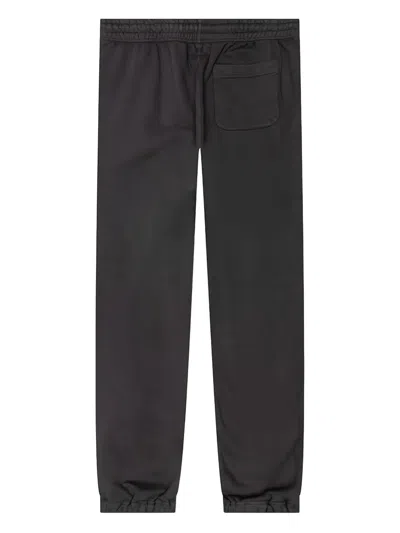 Emotionally Unavailable Embroidered-logo Track Pants In Black