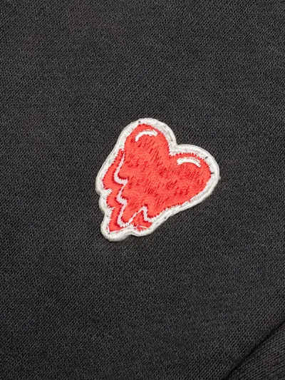 Emotionally Unavailable Embroidered-logo Track Pants In Black