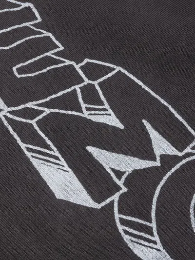 Emotionally Unavailable Embroidered-logo Track Pants In Black