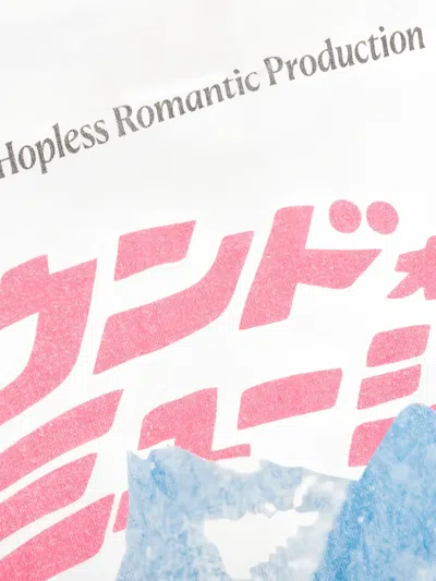 Emotionally Unavailable Graphic-print Long-sleeve T-shirt In White