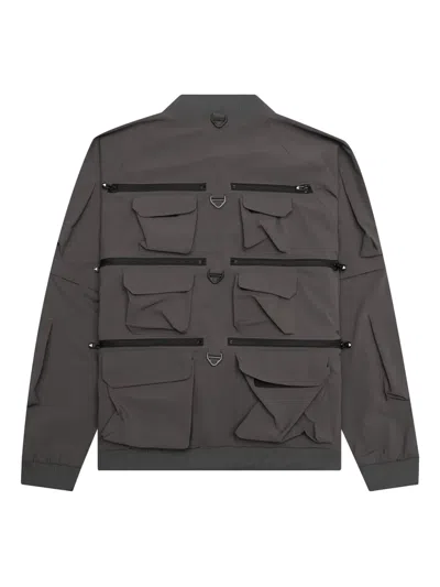 South2 West8 Multi-pocket Zipped Jacket In Gray