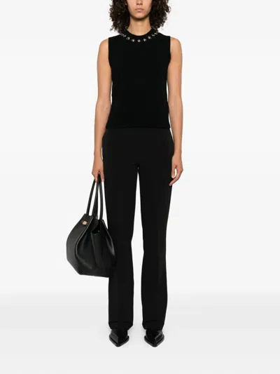 Ermanno Firenze Elasticated-waist Trousers In Black