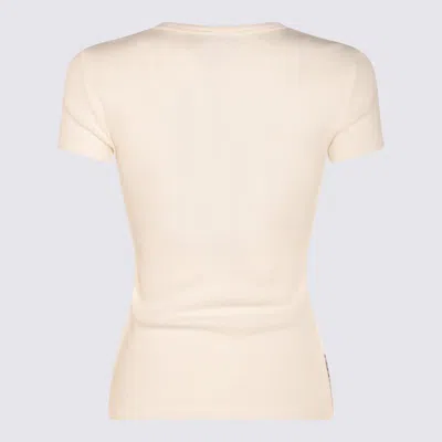 Blumarine White And Black T-shirt In Multi