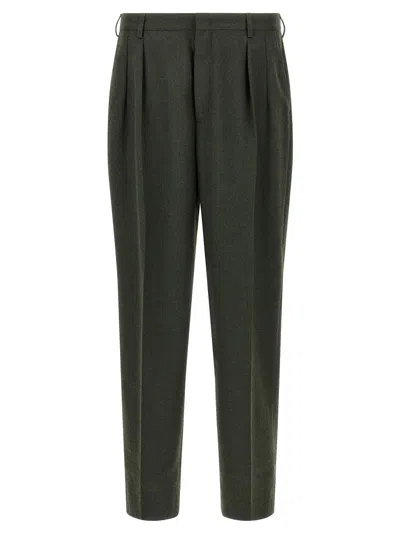 Cellar Door Lucio Tailored Trousers In Green