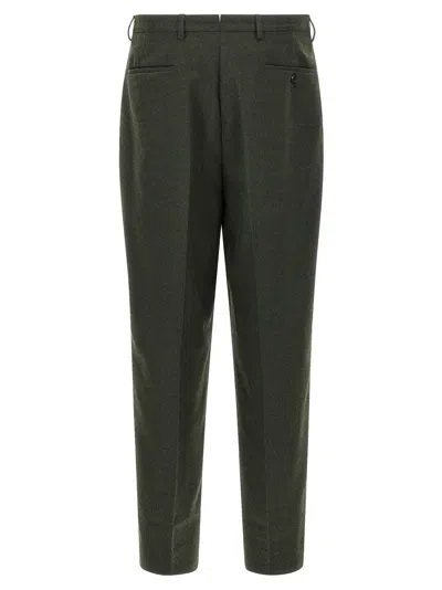 Cellar Door Lucio Tailored Trousers In Green