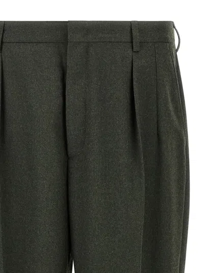 Cellar Door Lucio Tailored Trousers In Green