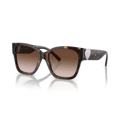 Tiffany &amp; Co. Square Frame Sunglasses In Brown