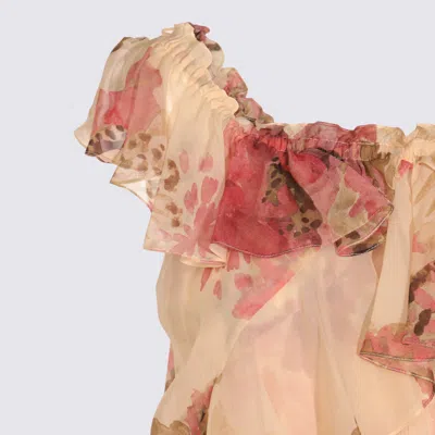 Celine Patterned Dress In Neutral