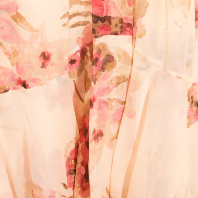 Celine Patterned Dress In Neutral