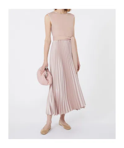 Weekend Max Mara Sleeveless Jersey Dress In Pink