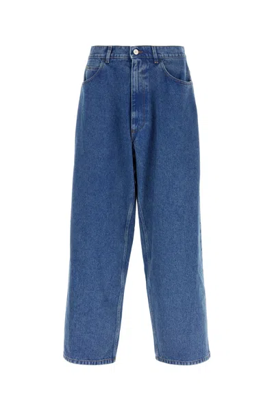 Marni Relaxed-fit Wide Leg Denim Jeans In Blue