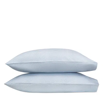 Matouk Jasper King Pillowcase, Pair In Blue