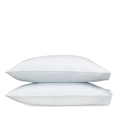 Matouk Jasper Set Of 2 Cotton Sateen Pillowcases In White