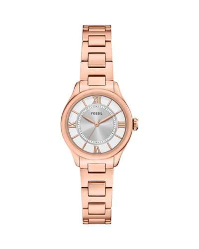 Fossil Women's Gilmore Silver Dial Watch In Gold