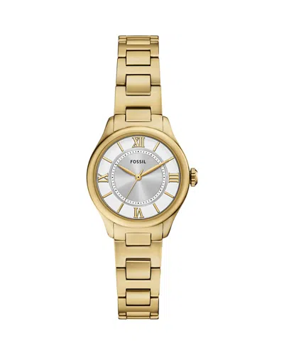 Fossil Women's Gilmore Silver Dial Watch In Gold