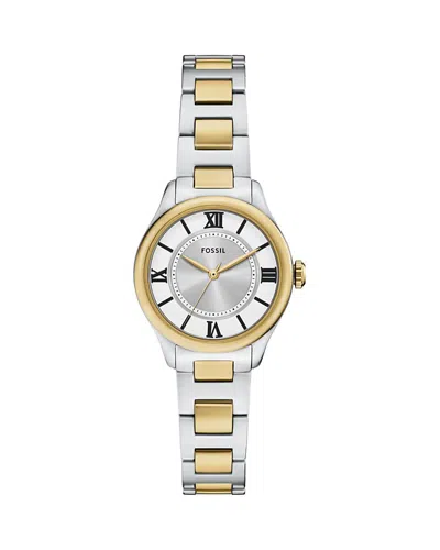 Fossil Women's Gilmore Silver Dial Watch In Gold
