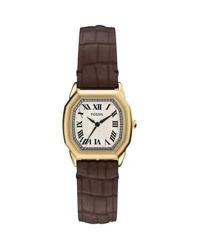 Fossil Harlow Watch, 27mm In Brown