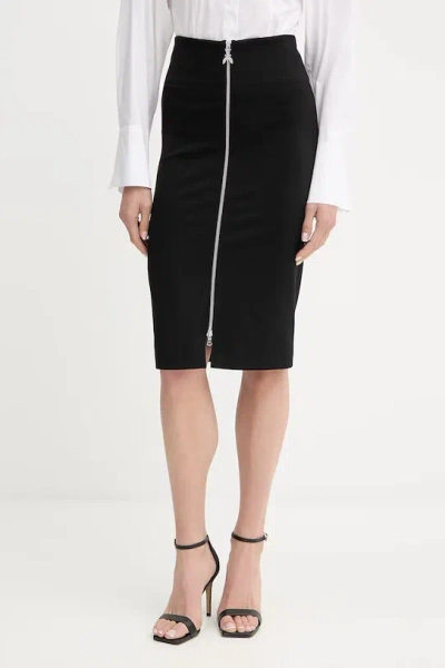 Patrizia Pepe Falda Semilarga - Negro In Black