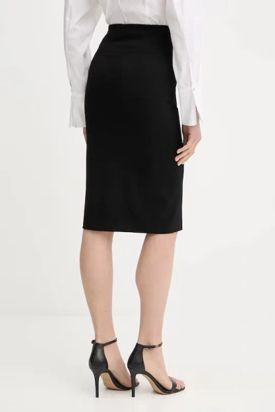 Patrizia Pepe Falda Semilarga - Negro In Black