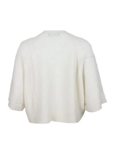 Fabiana Filippi Sequin-embellished Jumper In White