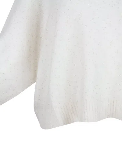 Fabiana Filippi Sequin-embellished Jumper In White
