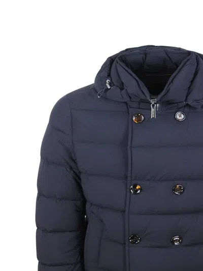 Moorer Down Jacket In Blue