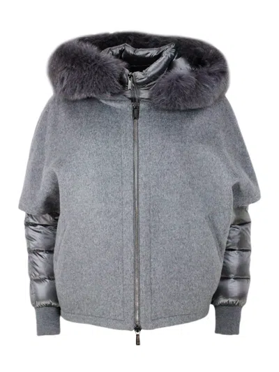 Moorer Pegaso Pegaso Puffer Jacket In Gray