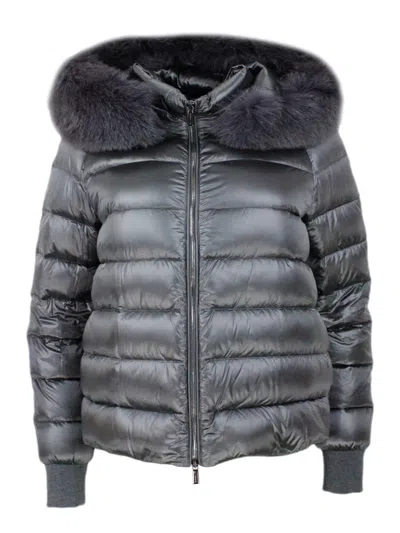 Moorer Pegaso Pegaso Puffer Jacket In Gray