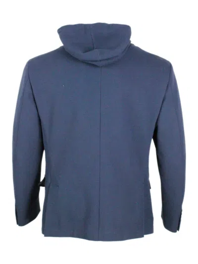 Eleventy Jacket Blue In Blue