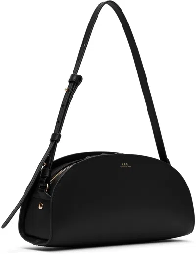 Apc A.p.c. 'demi-lune' Shoulder Bag In Black