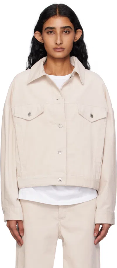 Apc Beige Cally Jacket In Neutral