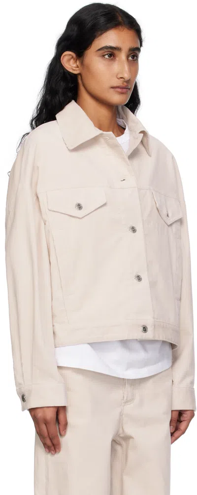 Apc Beige Cally Jacket In Neutral