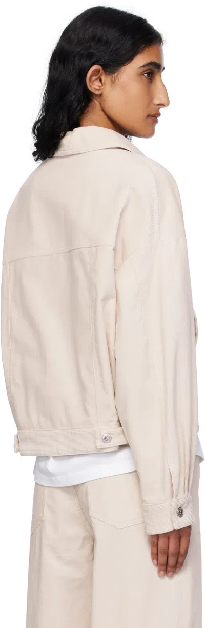 Apc Beige Cally Jacket In Neutral