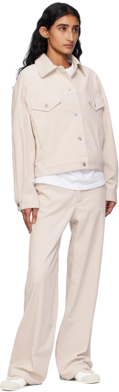 Apc Beige Cally Jacket In Neutral