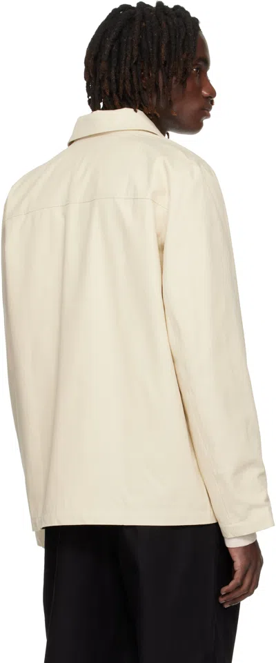 Apc Beige Jeffray Jacket In Neutral