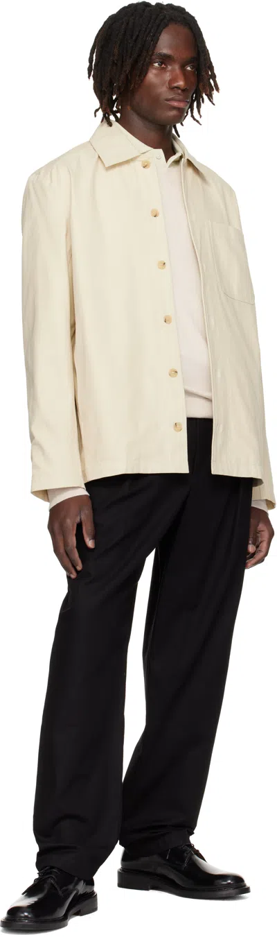 Apc Beige Jeffray Jacket In Neutral